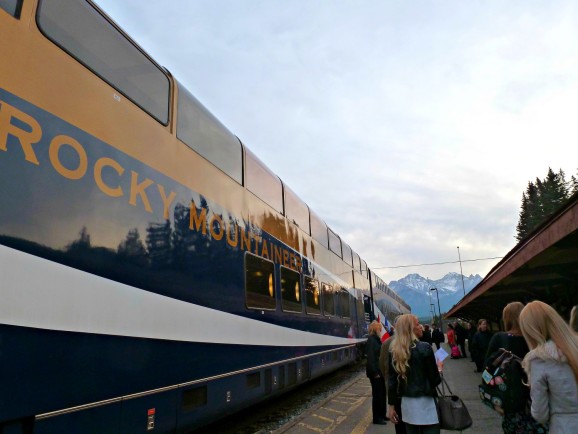 boarding Rocky Mountaineer