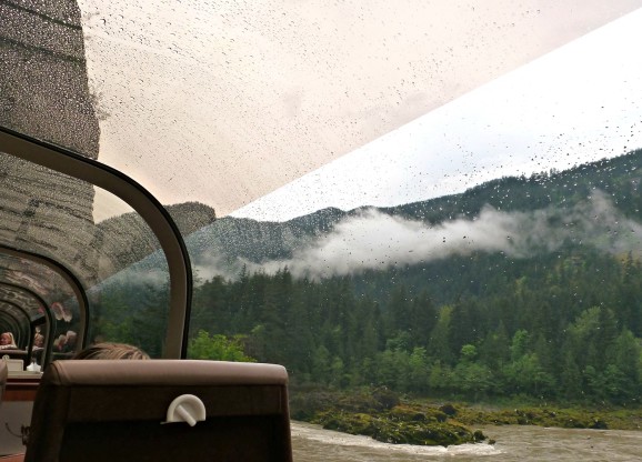 mist in the Fraser Canyon