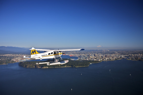 Floatplane over Vancouver