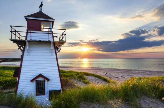 Covehead Harbour lighthouse on Prince Edward Island