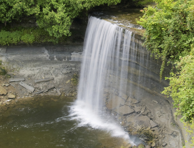 waterfall on Manitoulin Island