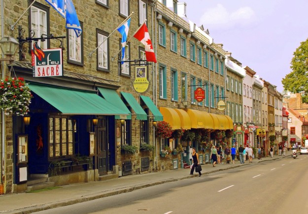 boutiques and bistros line a picturesque street