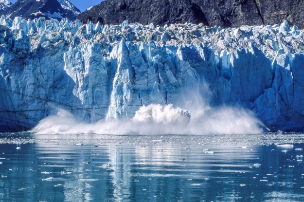 Calving glacier in Alaska