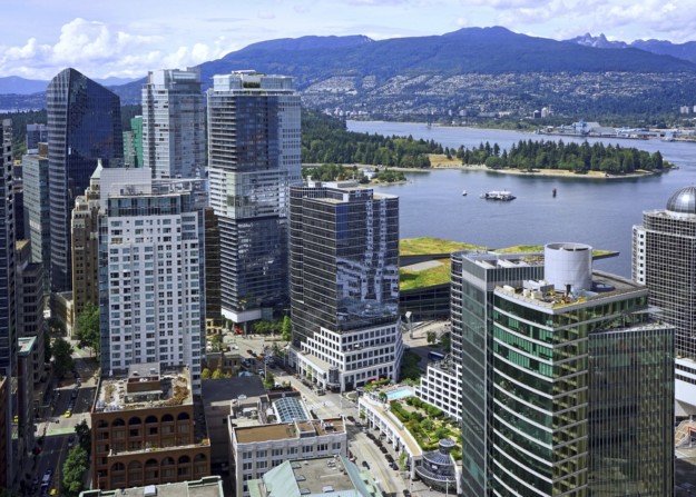 Vancouver skyline on a clear day