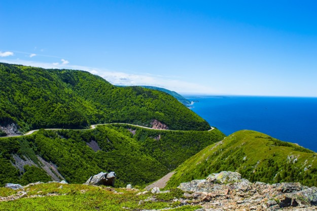 The Cabot Trail in Nova Scotia