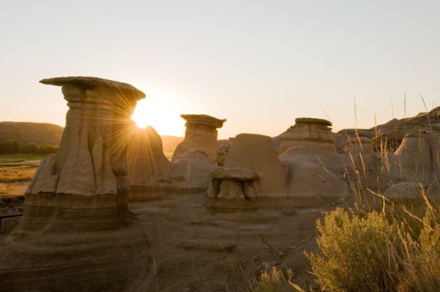 Hoodoos near Drumheller, Alberta Badlands