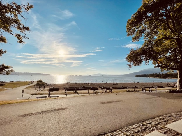 English bay beach Vancouver