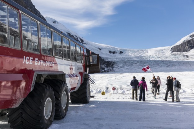 Ice Explorer tour of the Athabasca Glacier