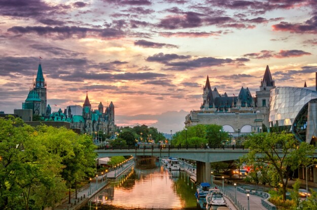 Rideau Canal at Sunset