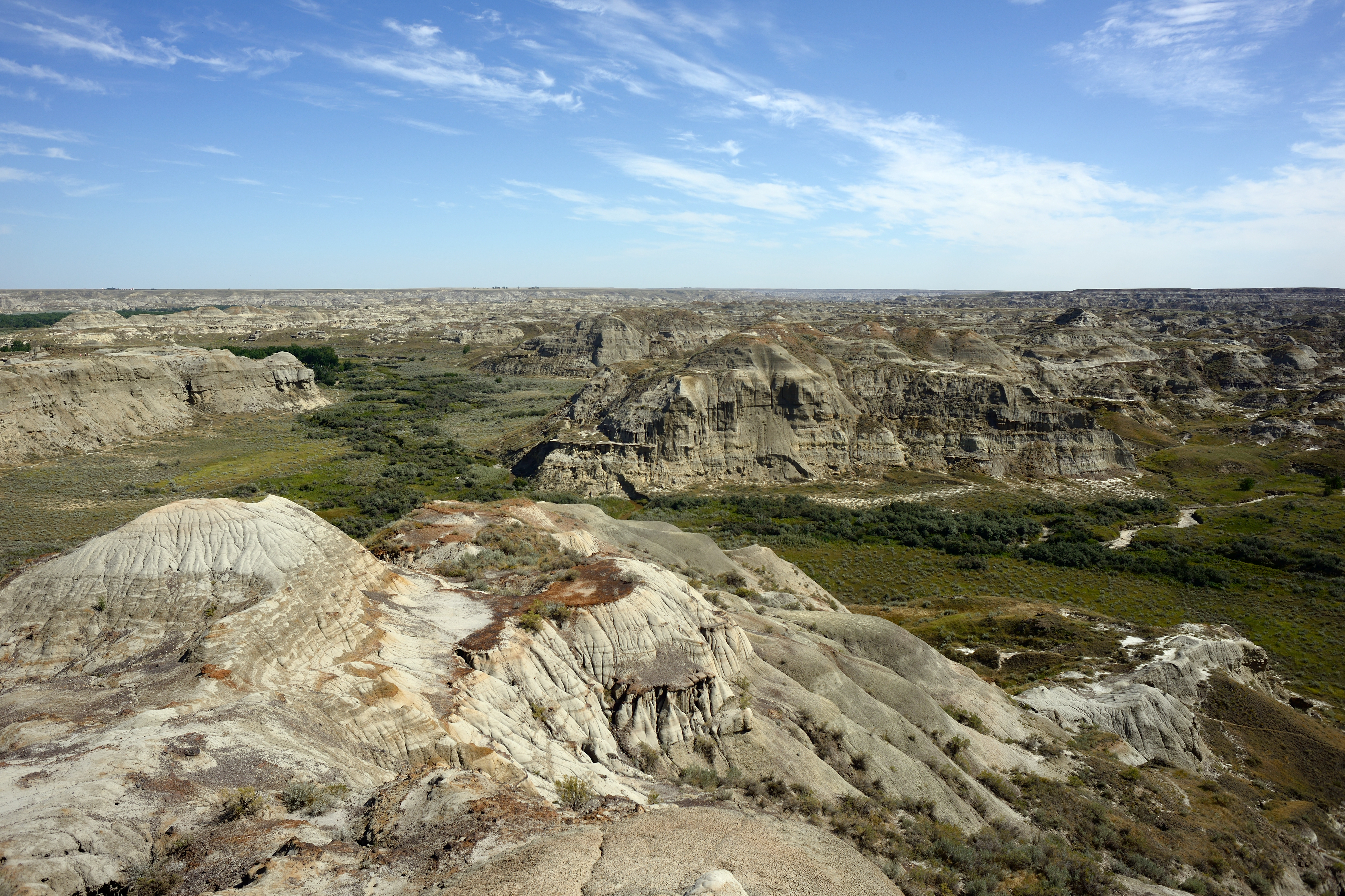 An aerial view of Alberta