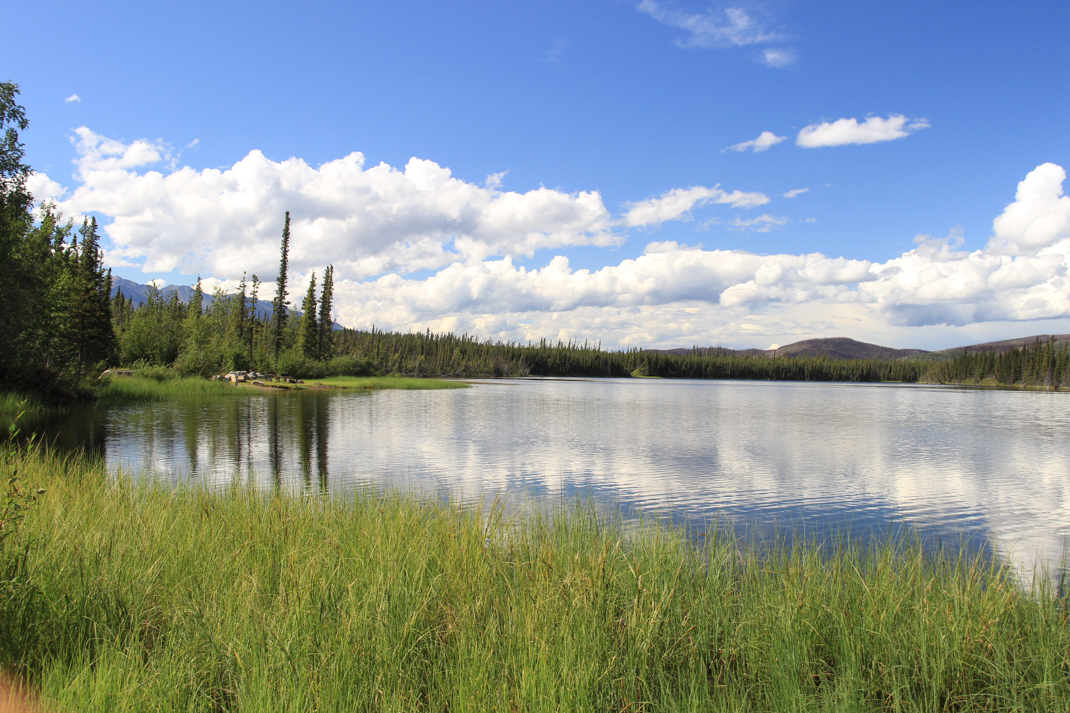 A view over a lake in Kobuk Valley National Park
