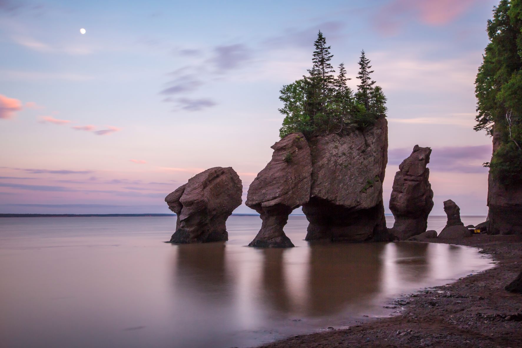 The Hopewell Rocks in Fundy National Park