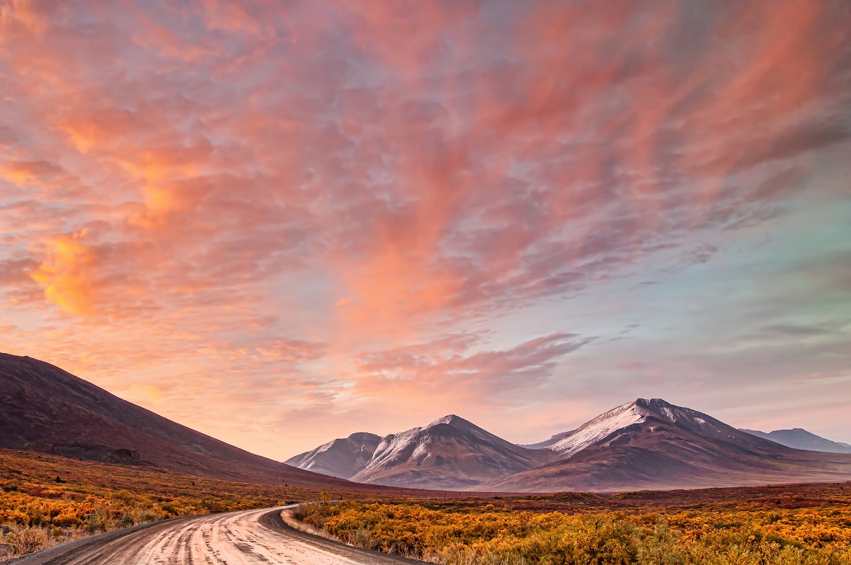 Dempster Highway in Yukon