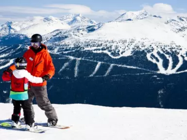skiing in whistler